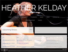 Tablet Screenshot of heatherkelday.com